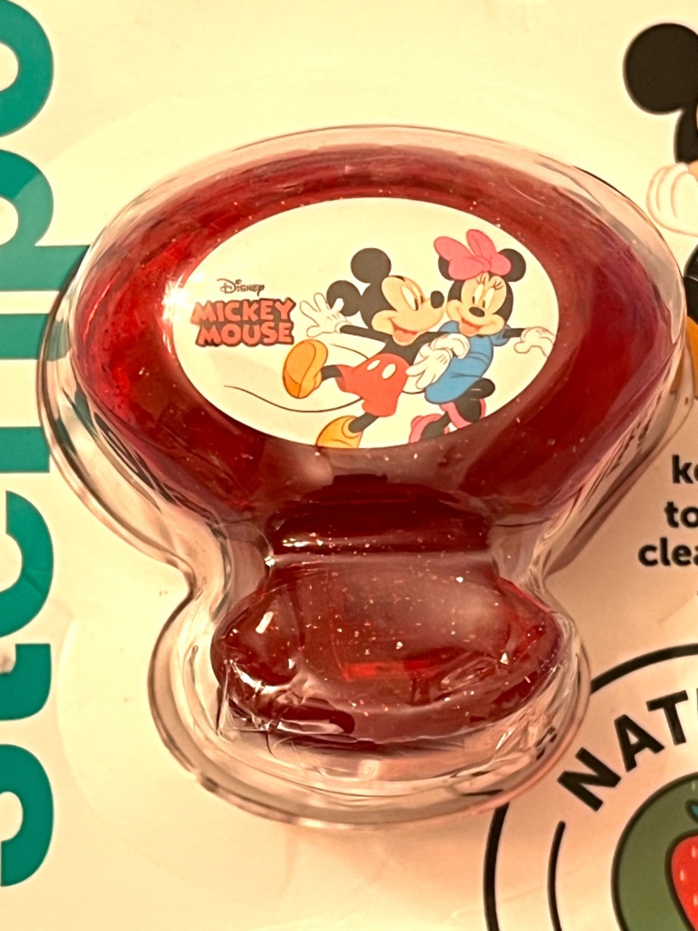 Steripod Kids Clip-On Toothbrush Protector, Mickey Mouse, Strawberry Scent - Picture 5 of 6